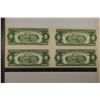 Image 2 : 4-1953 US $2 RED SEAL NOTES (ALL CRISP) WATCH FOR