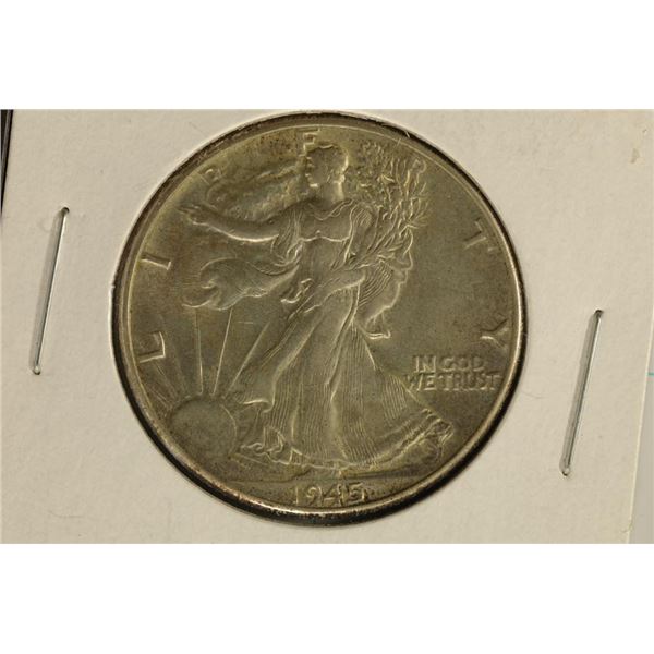 1945 SILVER WALKING LIBERTY HALF DOLLAR