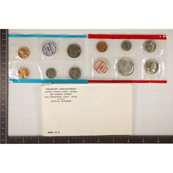 1968 US MINT SET (UNC) P/D/S (WITH ENVELOPE)