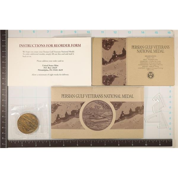 PERSIAN GULF VETERANS NATIONAL MEDAL UNC