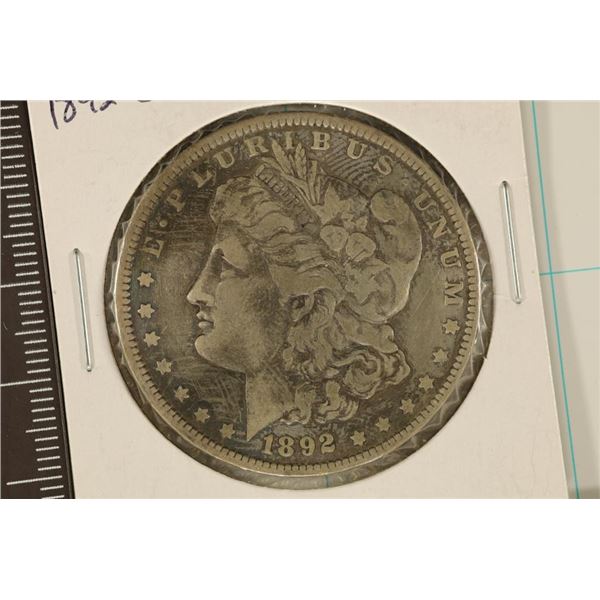 1892-O MORGAN SILVER DOLLAR