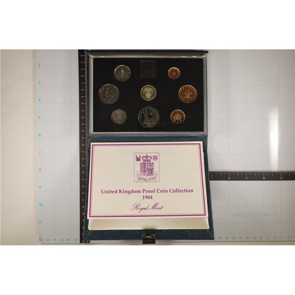 1984 UNITED KINGDOM 7 COIN PF SET