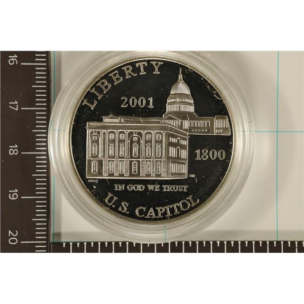 2001-P US PF SILVER DOLLAR "US CAPITOL"