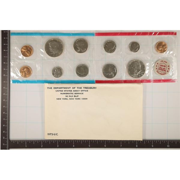 1972 US MINT SET (UNC) P/D/S (WITH ENVELOPE)