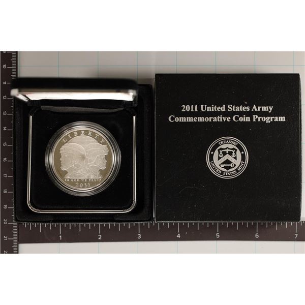 2011-P US PF SILVER DOLLAR UNITED STATES ARMY