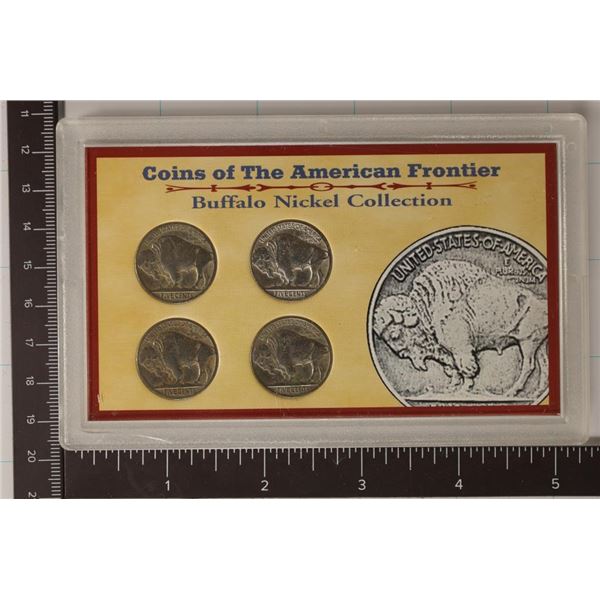 COINS OF THE AMERICAN FRONTIER, 4 COIN BUFFALO