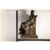 Image 4 : ABRAHAM LINCOLN METAL STATUE 3 1/4" X 4" X 7" TALL