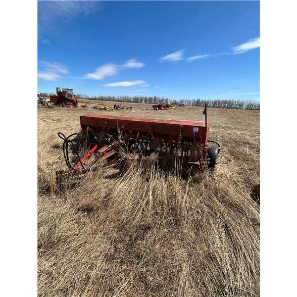 Massey end wheel drill c/w pull behind packer