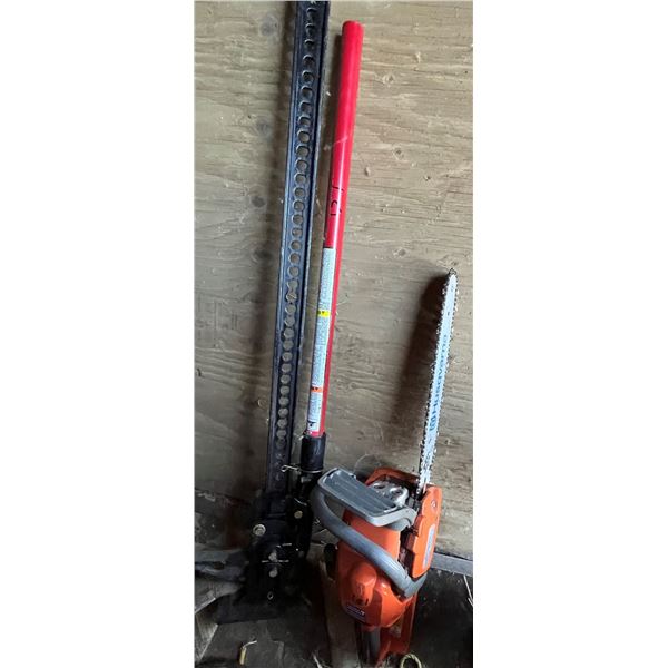 Hushavarna chain saw & Jack-al