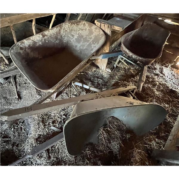 3 Wheel barrows