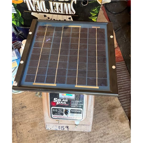 Solar panel for electric fencer & Tarp