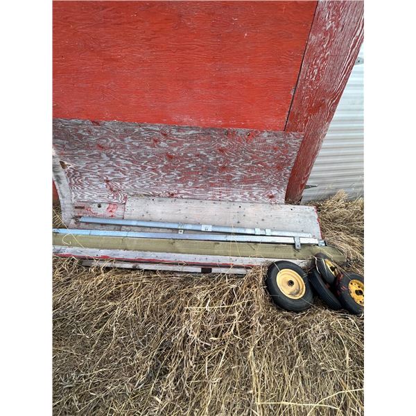 Door track & 5 small tires