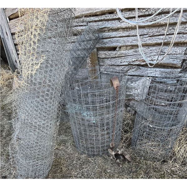 Assorted Wire, cow kickers & nosers