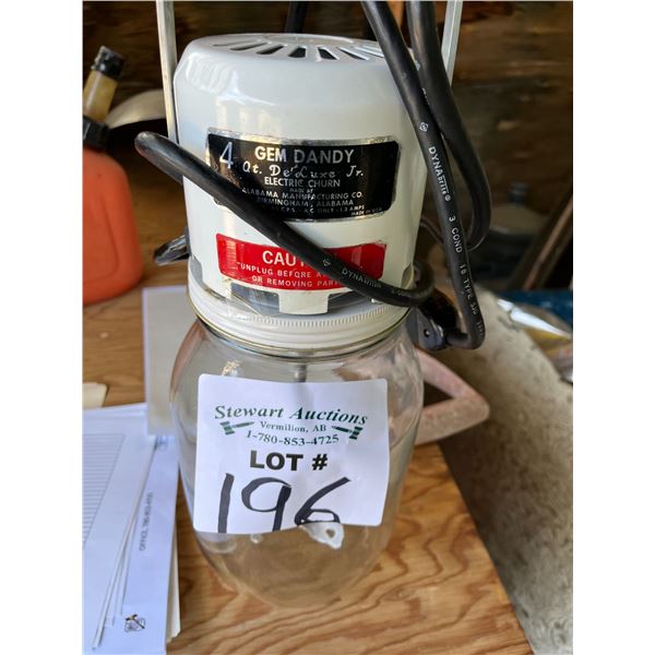 Electric Butter churn