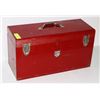 Image 2 : BEACH BRAND RED TOOLBOX (21"W X 8.5"D X 11.5" T)