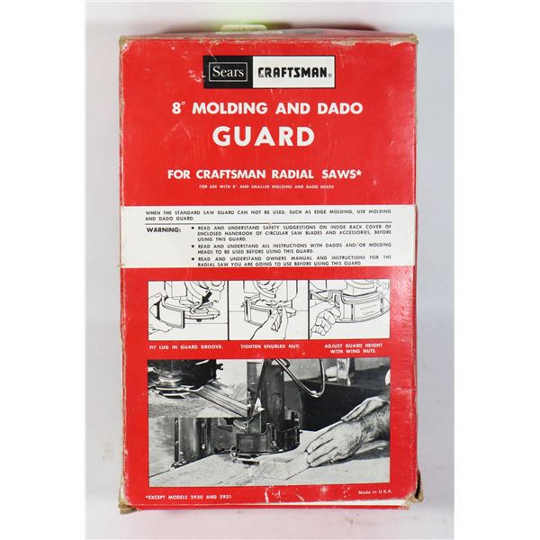 CRAFTSMAN 8" MOLDING AND DADO GUARD