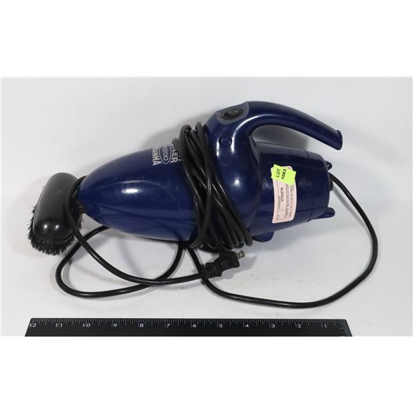 CARPET BUTLER HV200 PIRANHA MINI VACUUM WORKING