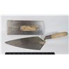 TWO HEAVY DUTY TROWELS