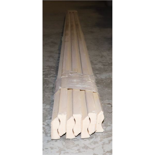 BUNDLE OF 7 ROUND EDGE 8'  LONG TRIM PIECES