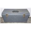 Image 1 : GREY PLASTIC TOOLBOX (24.5" W X 10.5" D X 11.5"T)