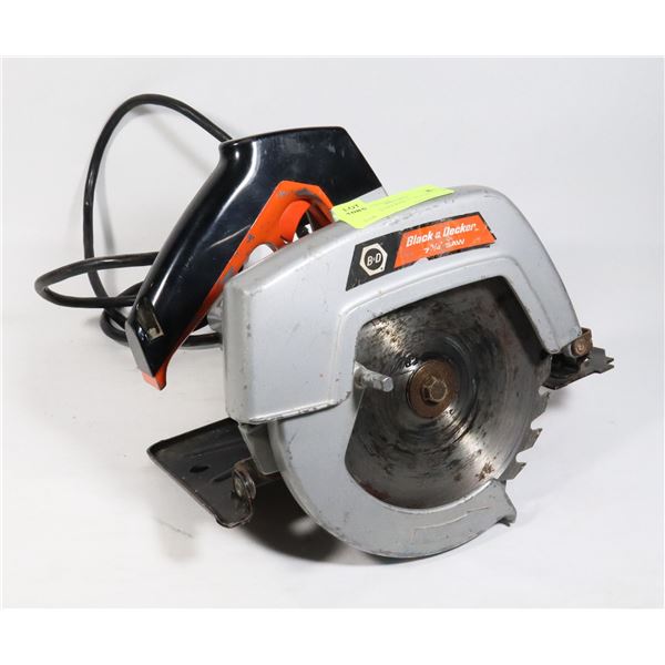 BLACK & DECKER 7-1/4" CIRCULAR SAW