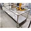 Image 2 : COMMERCIAL GRADE STAINLESS STEEL TABLE (NO TOP)