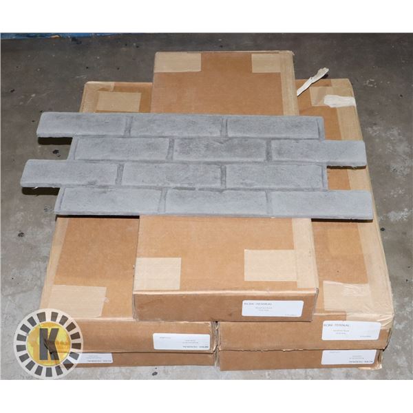 5 NEW BOXES OF STONE GRAY COLOUR WALL TILE