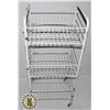 Image 1 : SMALL STORAGE SHELVING UNIT ON WHEELS