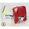Image 1 : HORN STROBE FHS-340R WALL MOUNT RED FIRE ALARM