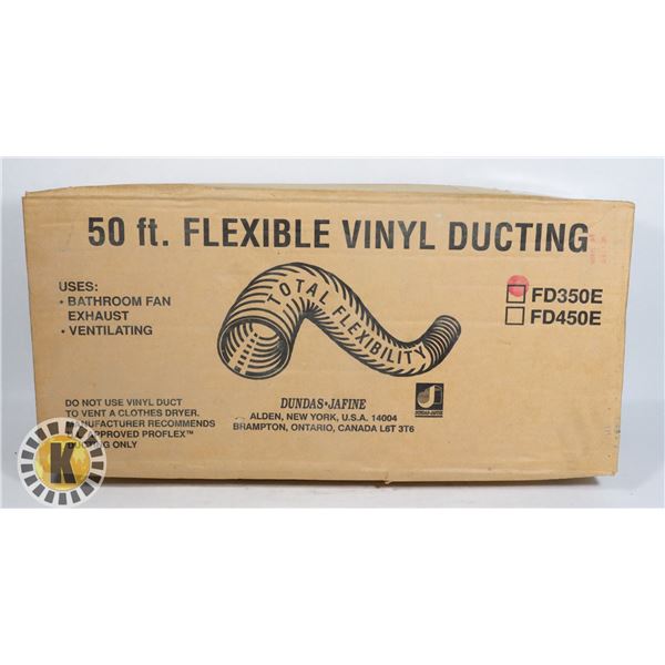 DUNDAS JAFINE 50FT. FLEXIBLE VINYL DUCTING FD350E