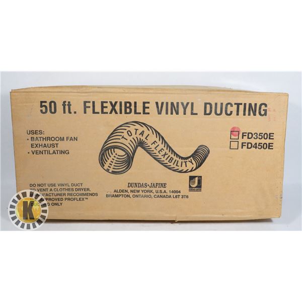 DUNDAS JAFINE 50FT. FLEXIBLE VINYL DUCTING FD350E