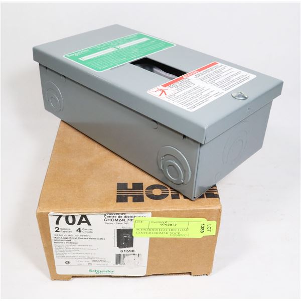 SCHNEIDER ELECTRIC LOAD CENTER CHOM24L70SCP