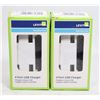 Image 1 : BUNDLE OF 2 LEVITON RESIDENTIAL 4 PORT USB CHARGER