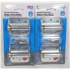 Image 1 : CASE OF 2 NEW 3" ADJUSTABLE SPRING HINGES