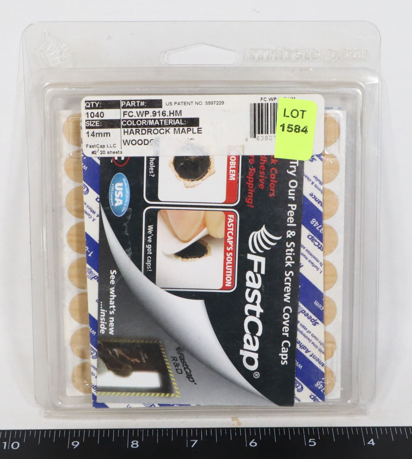 Fastcap Caps FASTCAP SCREW COVER CAPS (PEEL AND STICK) KIT