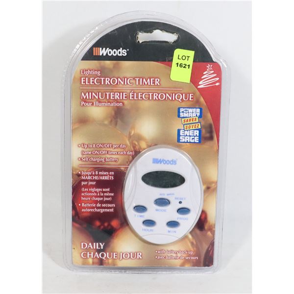 WOODS LIGHTING ELECTRONIC TIMER