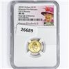 Image 1 : 2023 1/10oz G.B. Gold Â£10 NGC MS70 Q. Elizabeth I