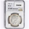 Image 1 : 1904 Morgan Silver Dollar NGC MS60