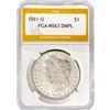 Image 1 : 1881-O Morgan Silver Dollar PGA MS63 DMPL