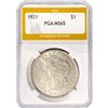 Image 1 : 1921 Morgan Silver Dollar PGA MS65