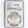 Image 1 : 1890 Morgan Silver Dollar NGC AU58