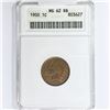 Image 1 : 1900 Indian Head Cent ANACS MS62 RB