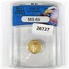 Image 1 : 2006 $5 1/10oz AGE ANACS MS69 1st Strike