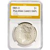 Image 1 : 1885-O Morgan Silver Dollar PGA MS66 CAMEO DMPL