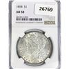 Image 1 : 1898 Morgan Silver Dollar NGC AU58