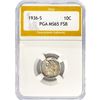 Image 1 : 1936-S Mercury Silver Dime PGA MS65 FSB