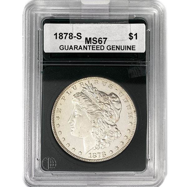 1878-S Morgan Silver Dollar GG MS67