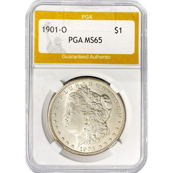 1901-O Morgan Silver Dollar PGA MS65