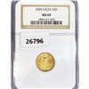 Image 1 : 2005 $5 1/10oz American Gold Eagle NGC MS69