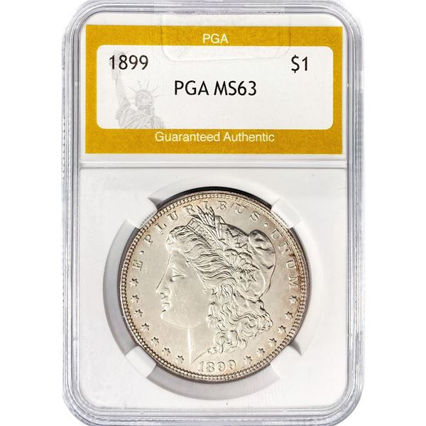 1899 Morgan Silver Dollar PGA MS63